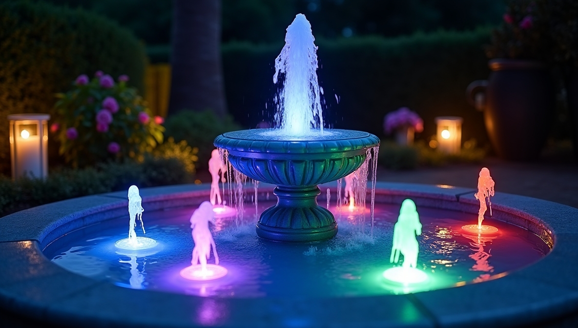 Led Color Changing Ring Lights For Fountains Outdoor