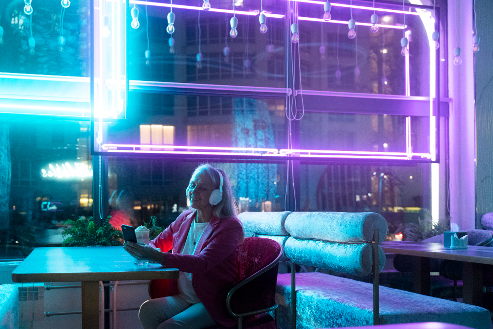 anime cyberpunk led night light
