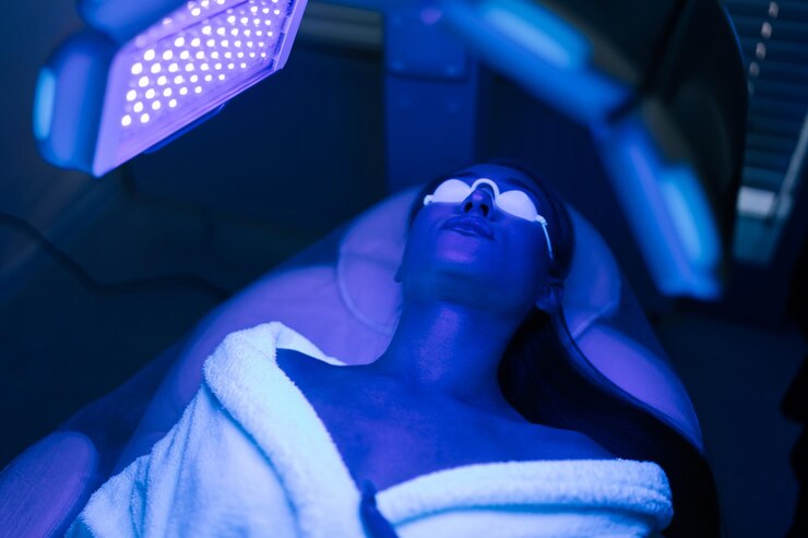 blue led lights